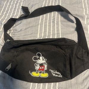 Disney Black Mickey Mouse vintage Fanny pack